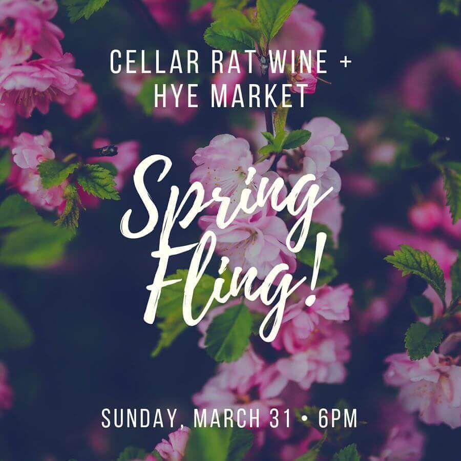 Spring Fling at Hye Market - Cellar Rat Wine Tours