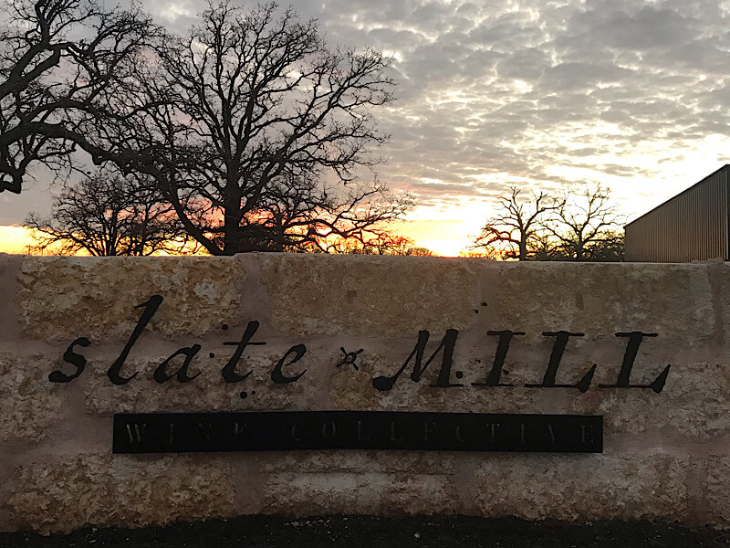 Slate Mill Wine Collective Sunset