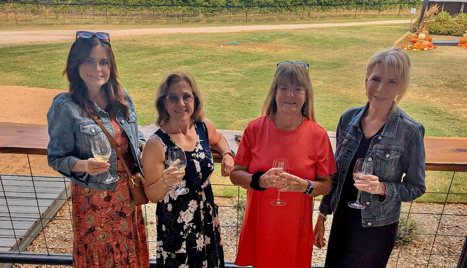 Wine tasting at a Fredericksburg vineyard