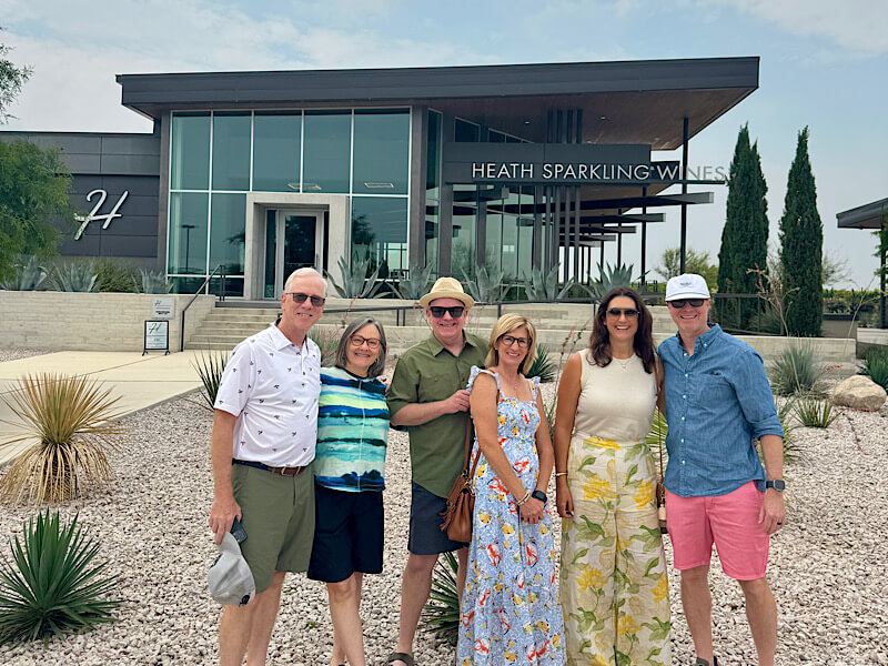 Heath Sparkling Wines - Private Transportation - Fredericksburg, Texas - Cellar Rat Wine Tours