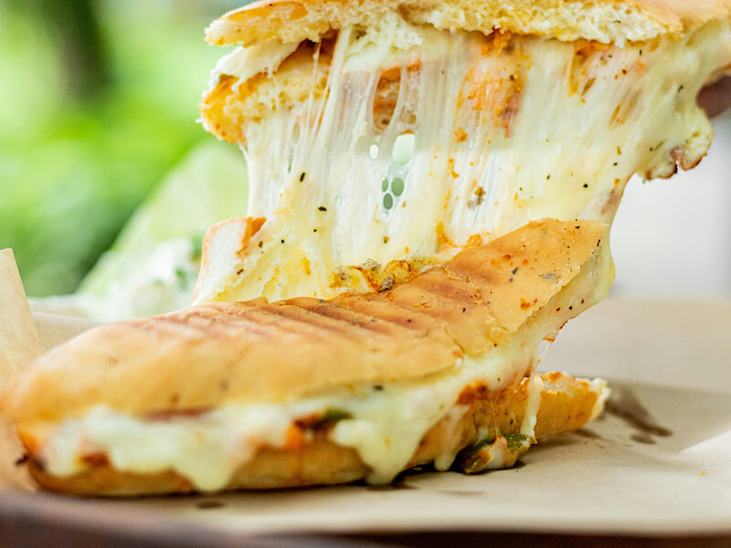 Hot paninis and cold wraps - Fresh Pickens - Fredericksburg, Texas - Cellar Rat Wine Tours