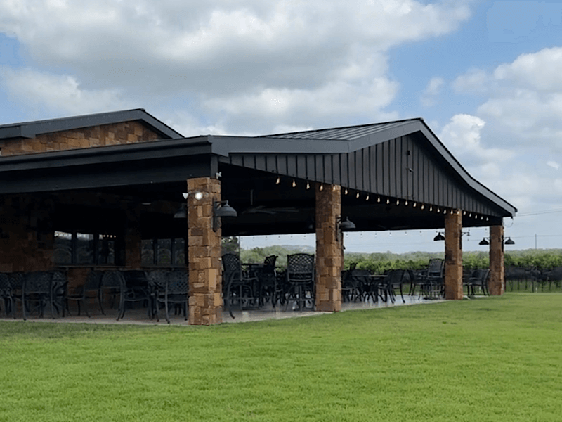 Ron Yates Patio Lounge - Johnson City - Cellar Rat Wine Tours