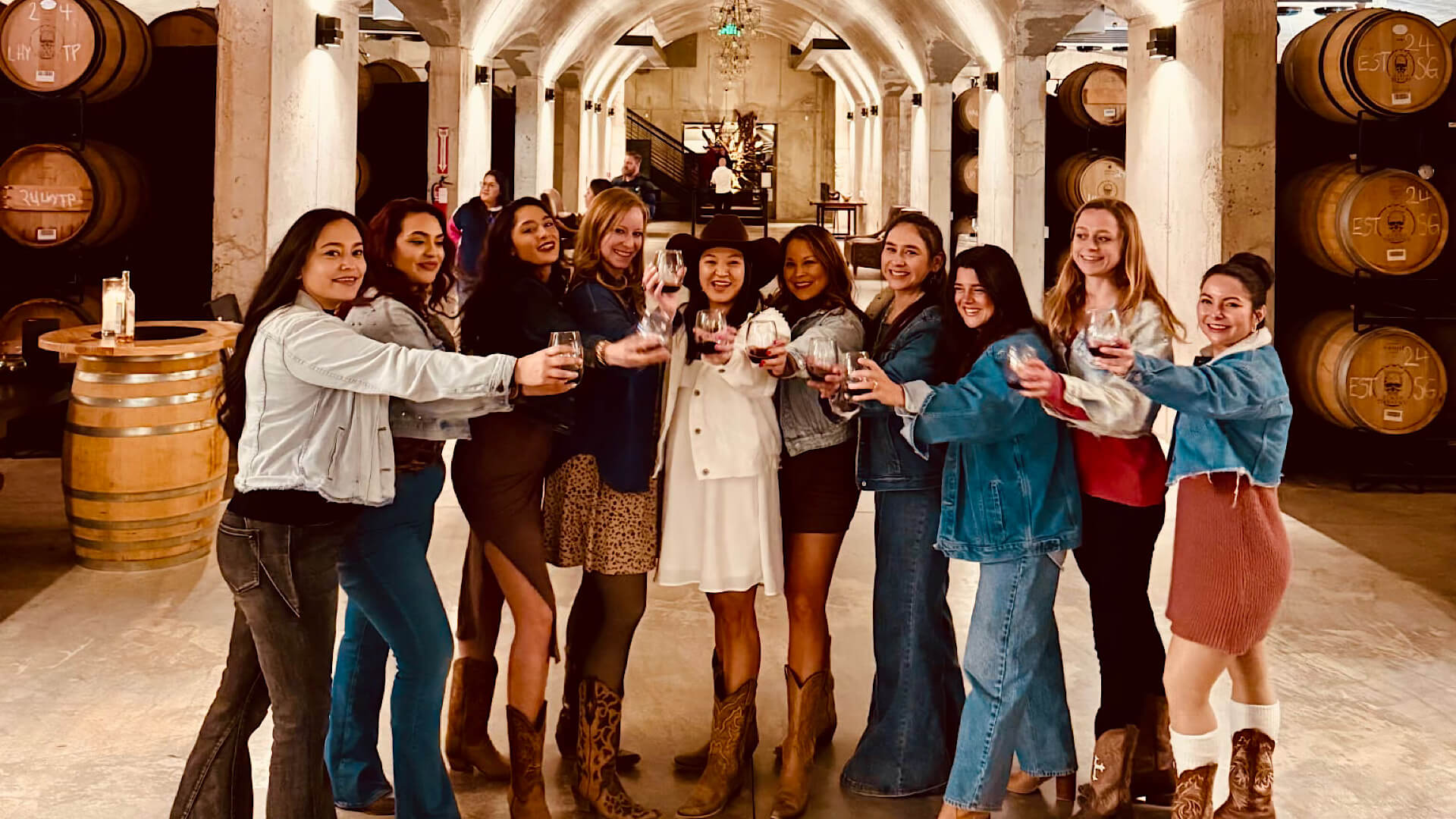 Planning a Group Getaway in Fredericksburg, TX - Cellar Rat Wine Tours - Slate Theory Winery Cave Tasting