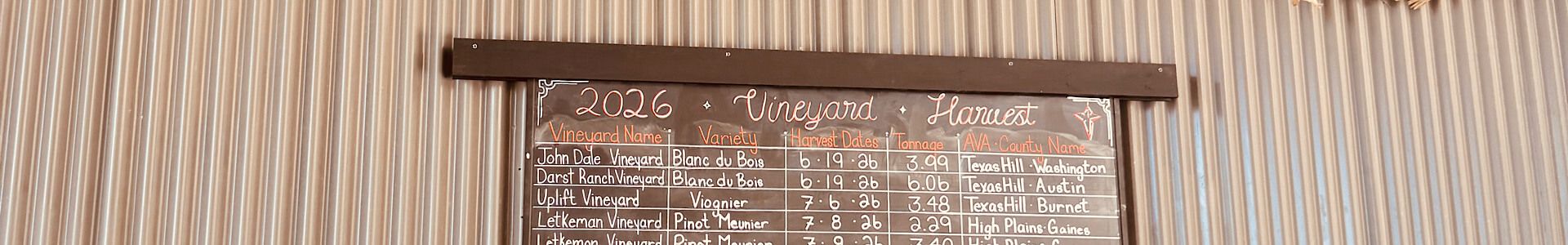 What is Harvest Like in Texas Wine Country? William Chris Vineyards | Hye, Texas | 2026 Vineyards Harvested